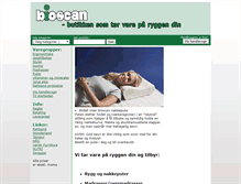 Tablet Screenshot of bioscan.no